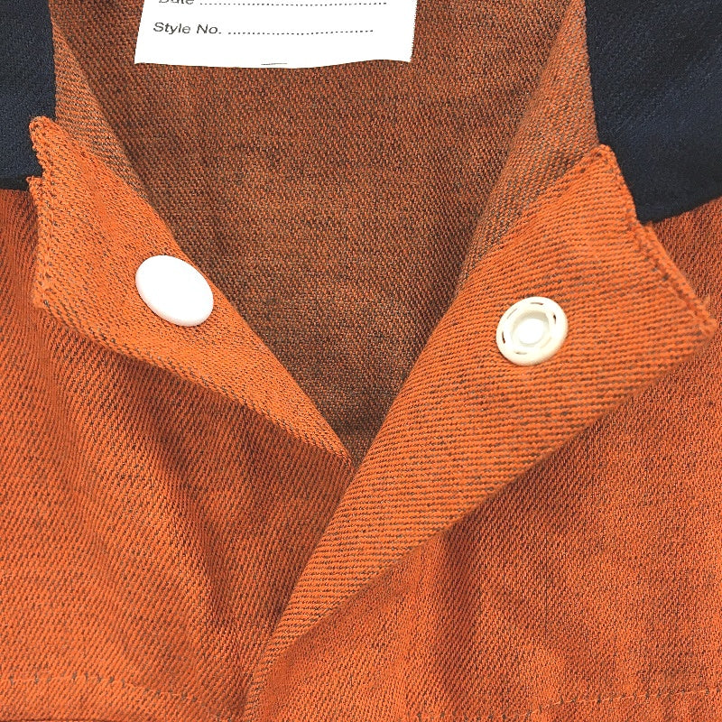 Hard Yakka Orange Hi-Vis Stripe Button Up Drill Work Coverall Mens Size 87R