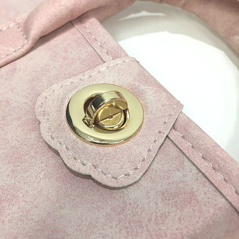 Faux Leather Pink Laptop Sleeve Protector Bag With Handle Waterproof Carry Case
