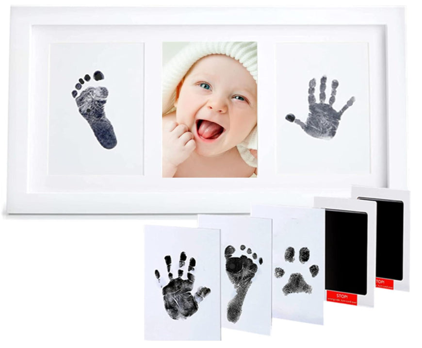 Hiumotan Baby Hand & Footprint Kit Inkless Memory Picture Frame DIY Set