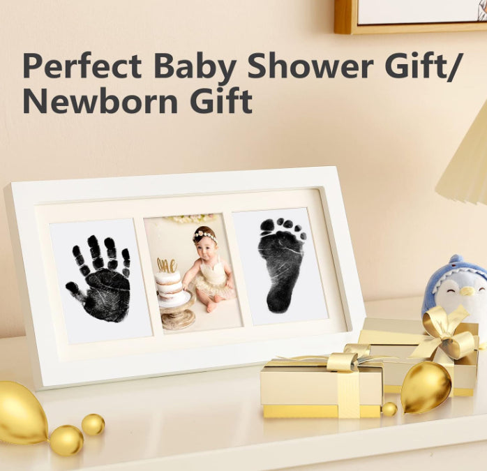 Hiumotan Baby Hand & Footprint Kit Inkless Memory Picture Frame DIY Set