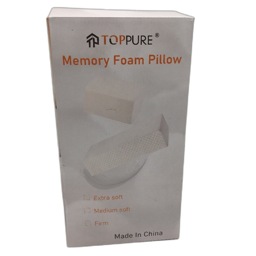 Toppure Cube Memory Foam Pillow Cervical Sleeping Pillow Neck Pain Relief