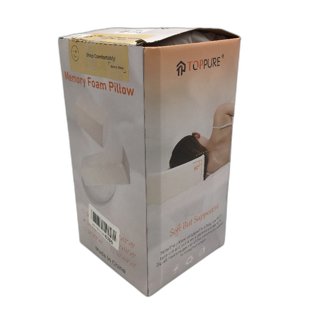 Toppure Cube Memory Foam Pillow Cervical Sleeping Pillow Neck Pain Relief