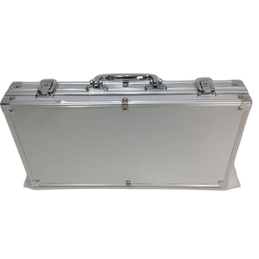 300 Pcs Poker Set With Silver Carry Case Casino Chips Game Set Texas Holdem
