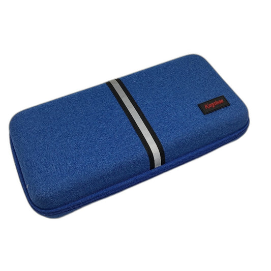 Kingshion Hard Shell 84 Key Mechanical Keyboard Travel Case in Blue NEW