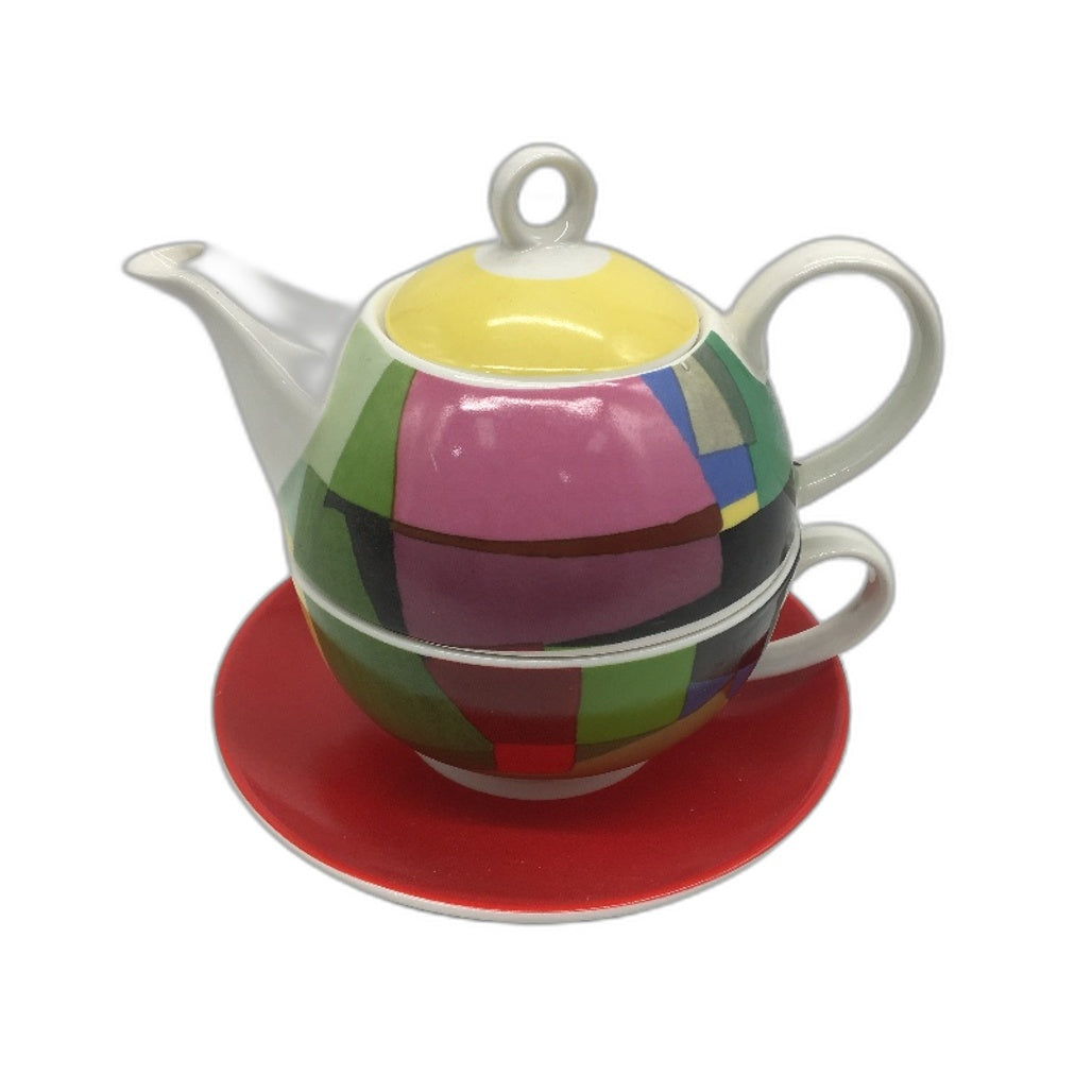 VINTAGE Ralph Balson Painting 1954 Tea for One NGV 2004 Teapot and Cup Set