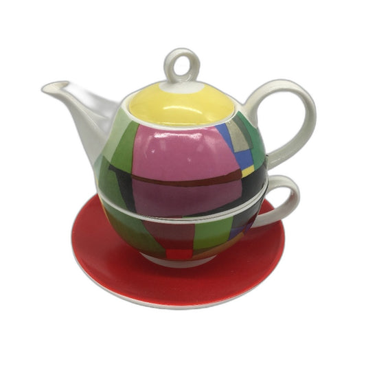 VINTAGE Ralph Balson Painting 1954 Tea for One NGV 2004 Teapot and Cup Set