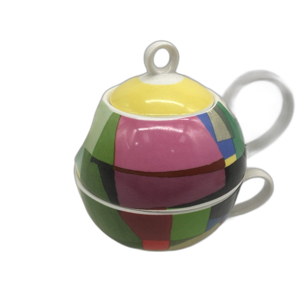 VINTAGE Ralph Balson Painting 1954 Tea for One NGV 2004 Teapot and Cup Set