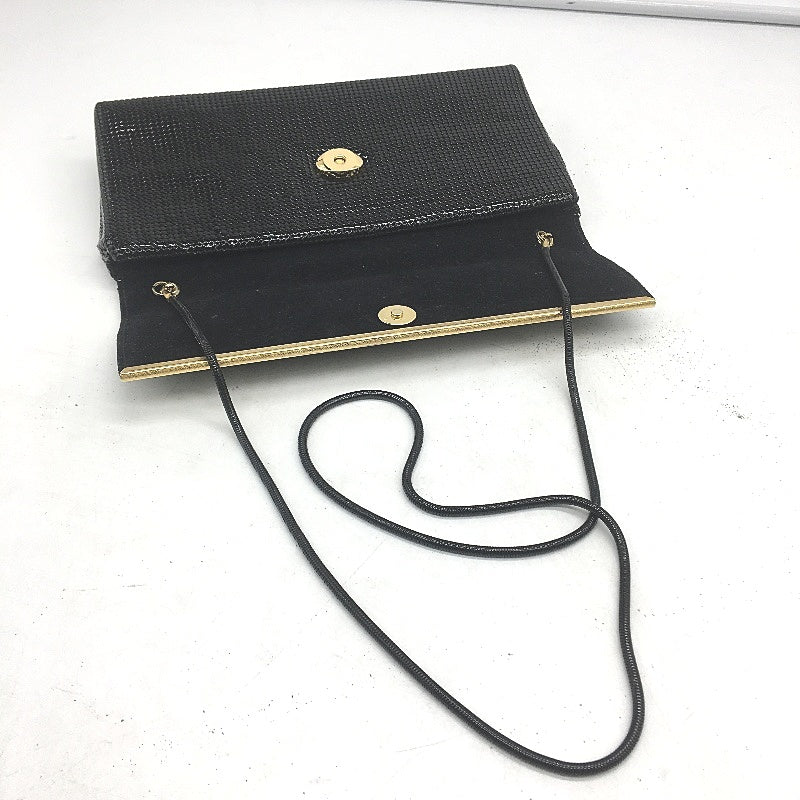 VINTAGE Glomesh by Glo International 520 Black Mesh Clutch Ladies Handbag