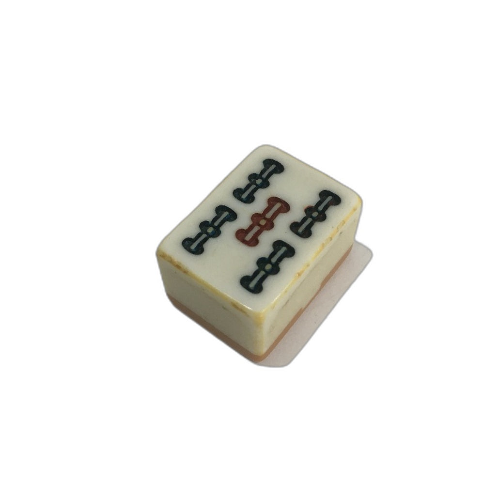 VINTAGE Japanese Style Mahjong Set with Counting Sticks 2.5x2x1.5cm Tiles