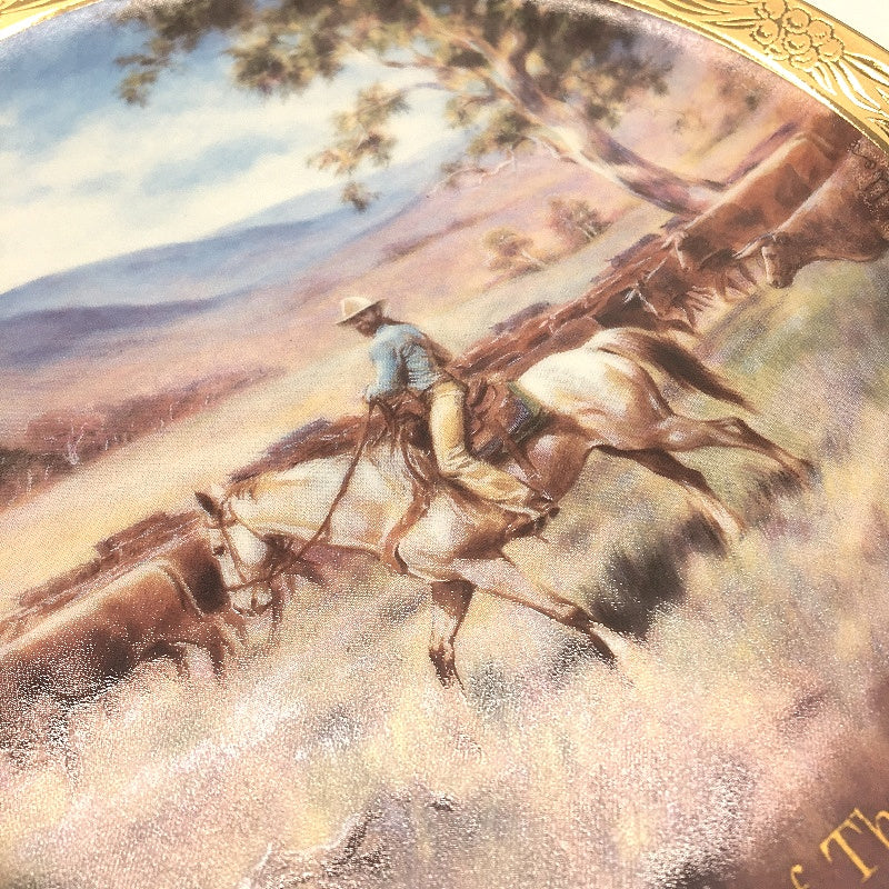 VINTAGE Bradford Exchange 411B Clancy of The Overflow Pocerlain Decorative Plate