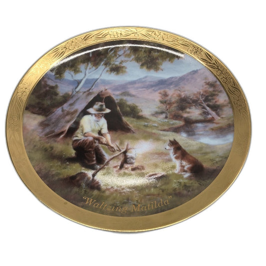 VINTAGE Bradford Exchange 132J Waltzing Matilda Porcelain Decorative Plate