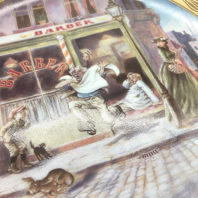 VINTAGE Bradford Exchange 037B Man from Ironbark Porcelain Decorative Plate