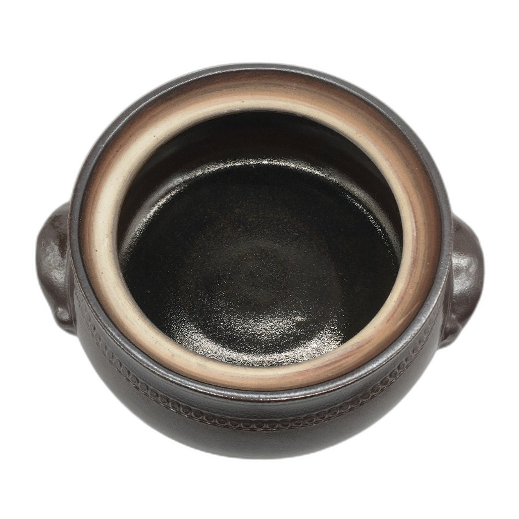 VINTAGE Bendigo Pottery 1970s DC Brown Glazed Handmade Heavy Casserole Pot
