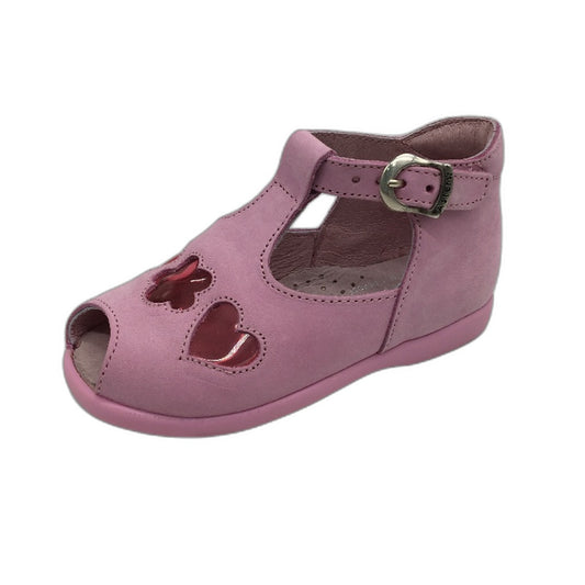 Aster Pink Leather Floride Bubble Gum Sandals Toddler Size 1.5-2 Yrs EU 22 NEW