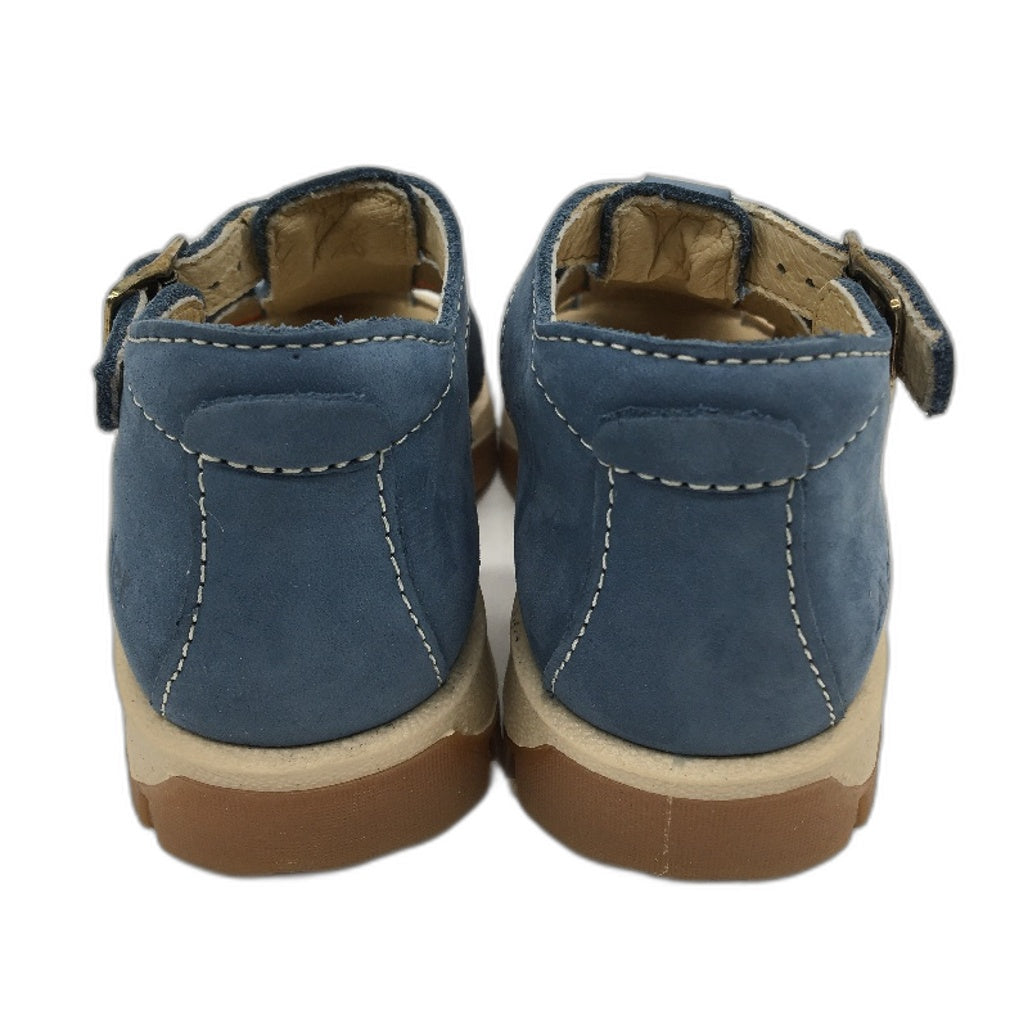 Aster Navy Blue Seude Leather Joba Sandals Toddler Sze 4-4.5Yrs UK 9.5 EU 27 NEW
