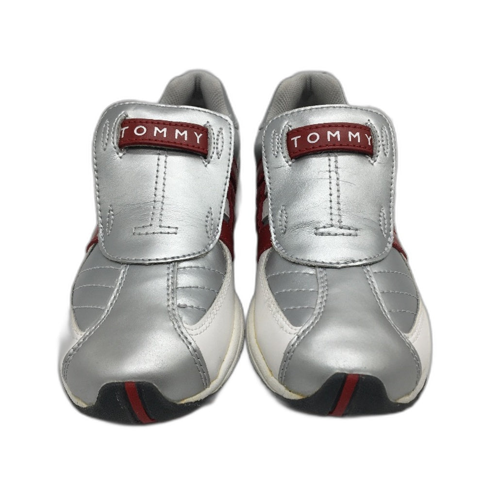 Tommy Hilfiger Caryn II Silver White Slip On Shoe Youth Size US 3 EUR 35 NEW