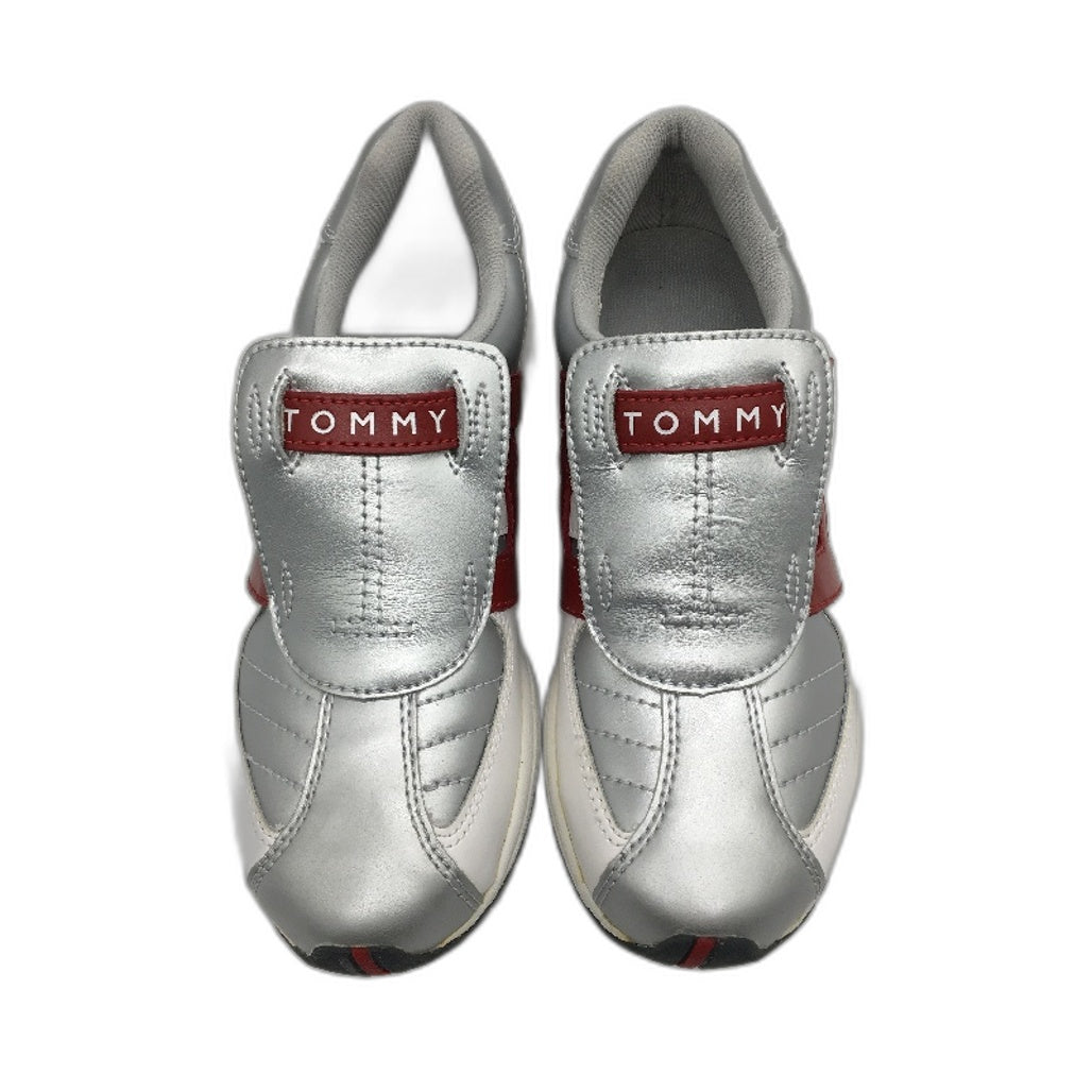 Tommy Hilfiger Caryn II Silver White Slip On Shoe Youth Size US 3 EUR 35 NEW