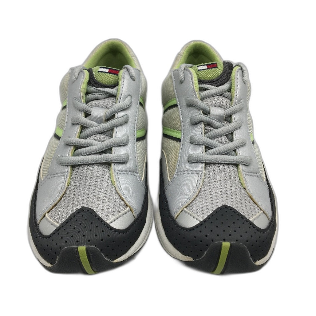 Tommy Hilfiger Caryn II Silver Grey Sneaker Shoe Youth Size US 3 EUR 35 NEW