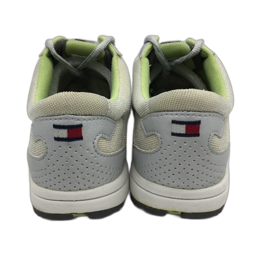 Tommy Hilfiger Caryn II Silver Grey Sneaker Shoe Youth Size US 3 EUR 35 NEW