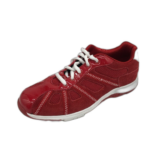 Tommy Hilfiger Chino Red Leather Suede Sneaker Shoe Youth Size US 4 EUR 36 NEW