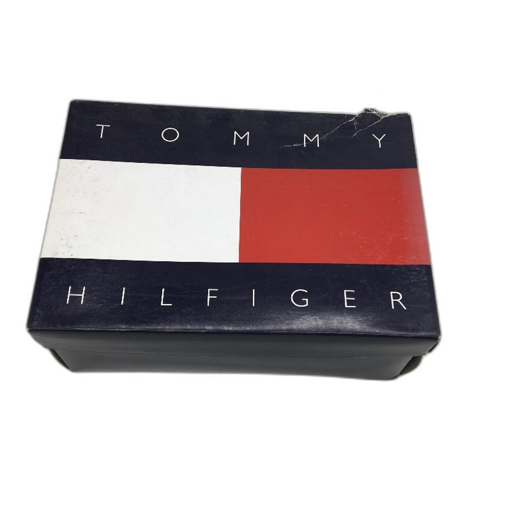 Tommy Hilfiger Chino Red Leather Suede Sneaker Shoe Youth Size US 4 EUR 36 NEW