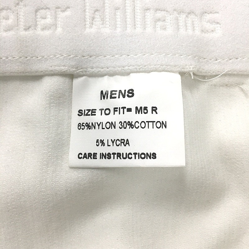 Peter Wiliams White Blue Pipe Horse Riding Breeches Jodhpurs Mens Sze M5R 34 NEW