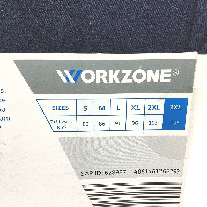 Workzone Navy Stretch Utility Pocket Cargo Work Pants UPF 50+ Mens Size 3XL NEW