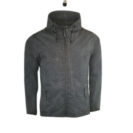 Crane Performance Grey Waterproof Lightweight Shell Jacket Mens Size Medium NEW