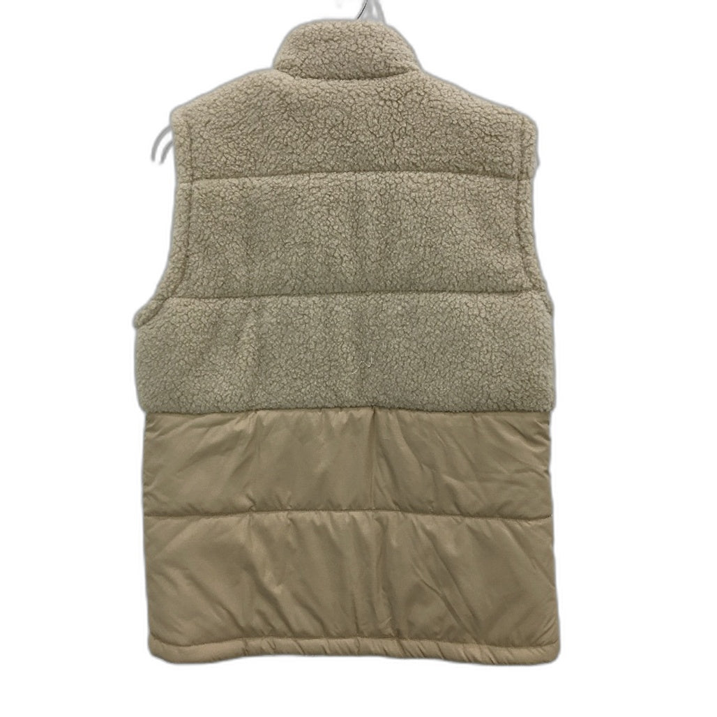 Crane Performance Tan Zip Up Sleeveless Sherpa Vest Ladies Size M NEW