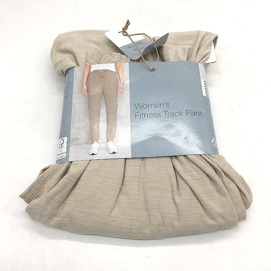 Crane Performance Womens Fitness Beige Lightweight Track Pants Size Large NEW