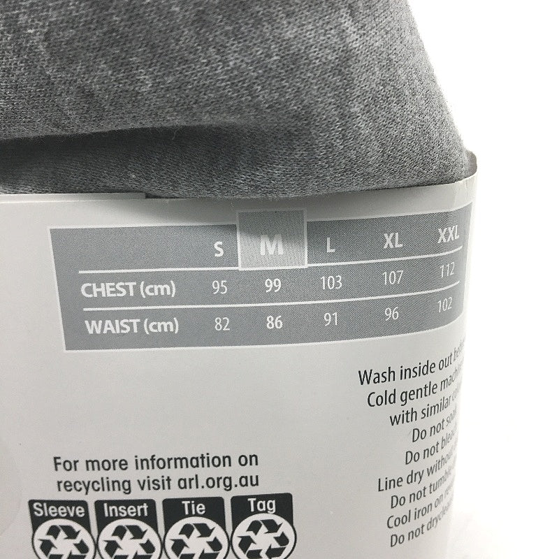 Westbay Grey Cotton Blend Hooded Sweat Zip Up Top Mens Size Medium NEW