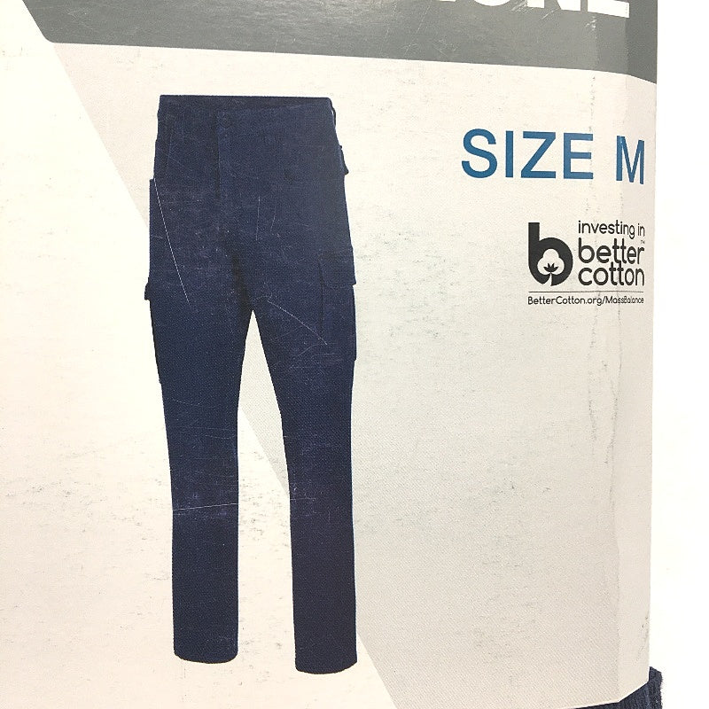 Workzone Navy Stretch Utility Pocket Cargo Work Pants UPF 50+ Mens Size M NEW