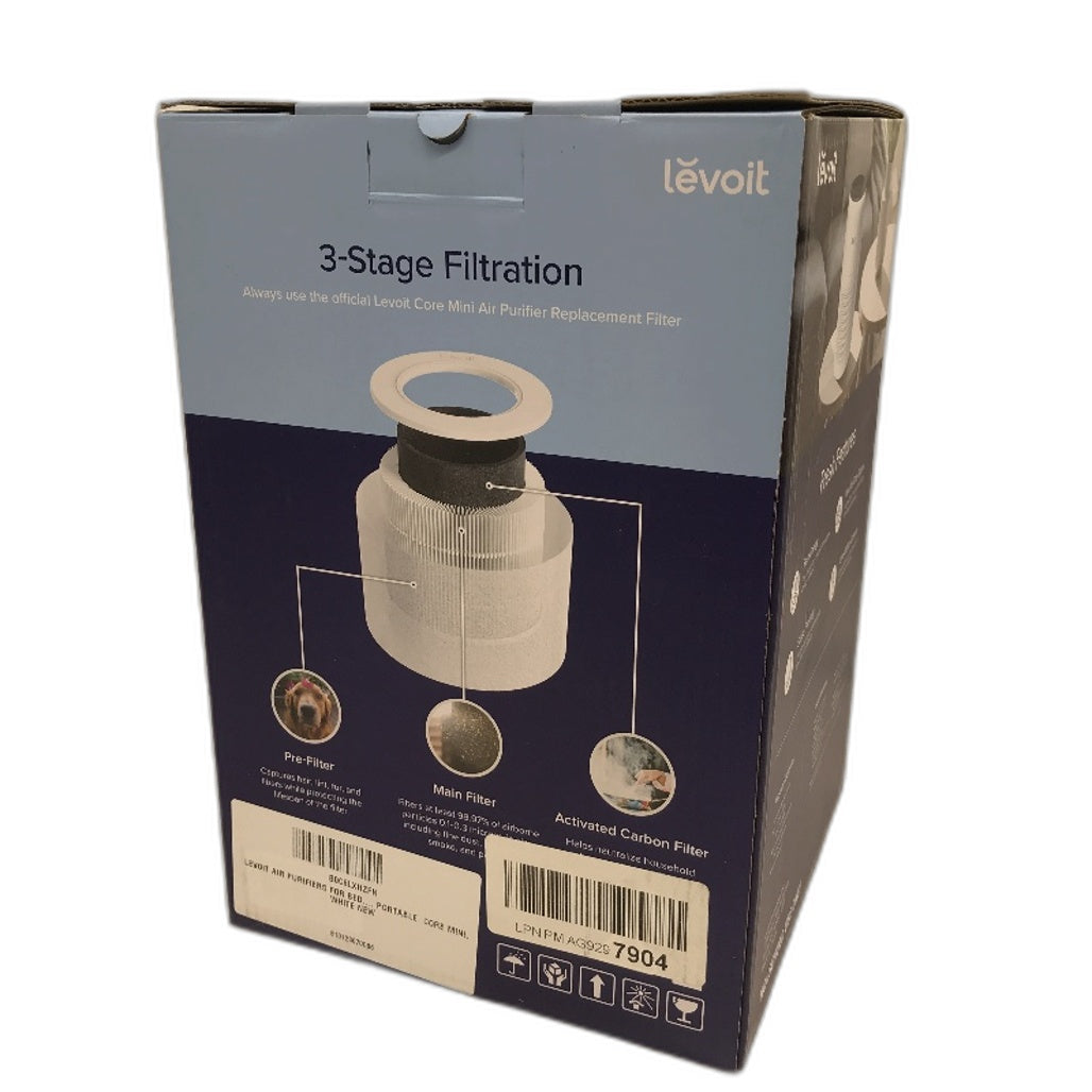Levoit Core Mini Air Purifier 3 Stage Filtration Quiet Aromatherapy NEW