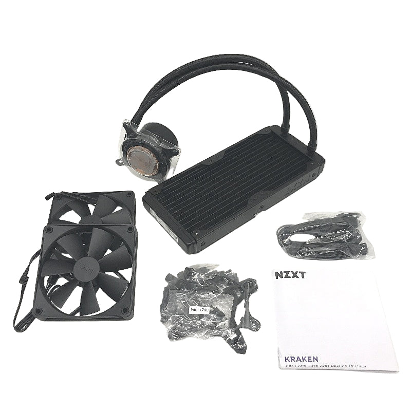 NZXT Kraken 240mm High Performance Liquid Cooler PC Monitoring LCD Display NEW