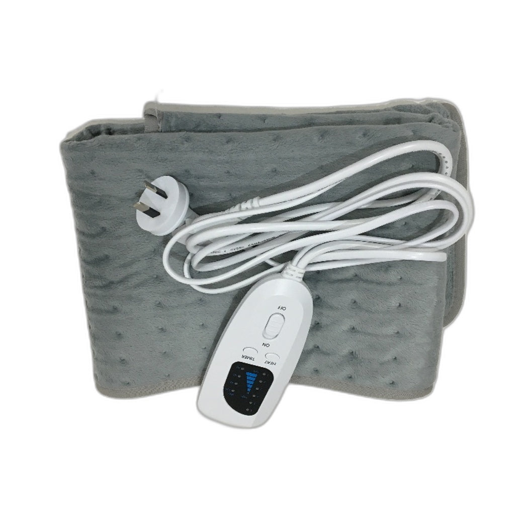 Koreal 74x38cm Grey Electric Heating Pad 6 Heat Levels Model:TK-HP3016 NEW