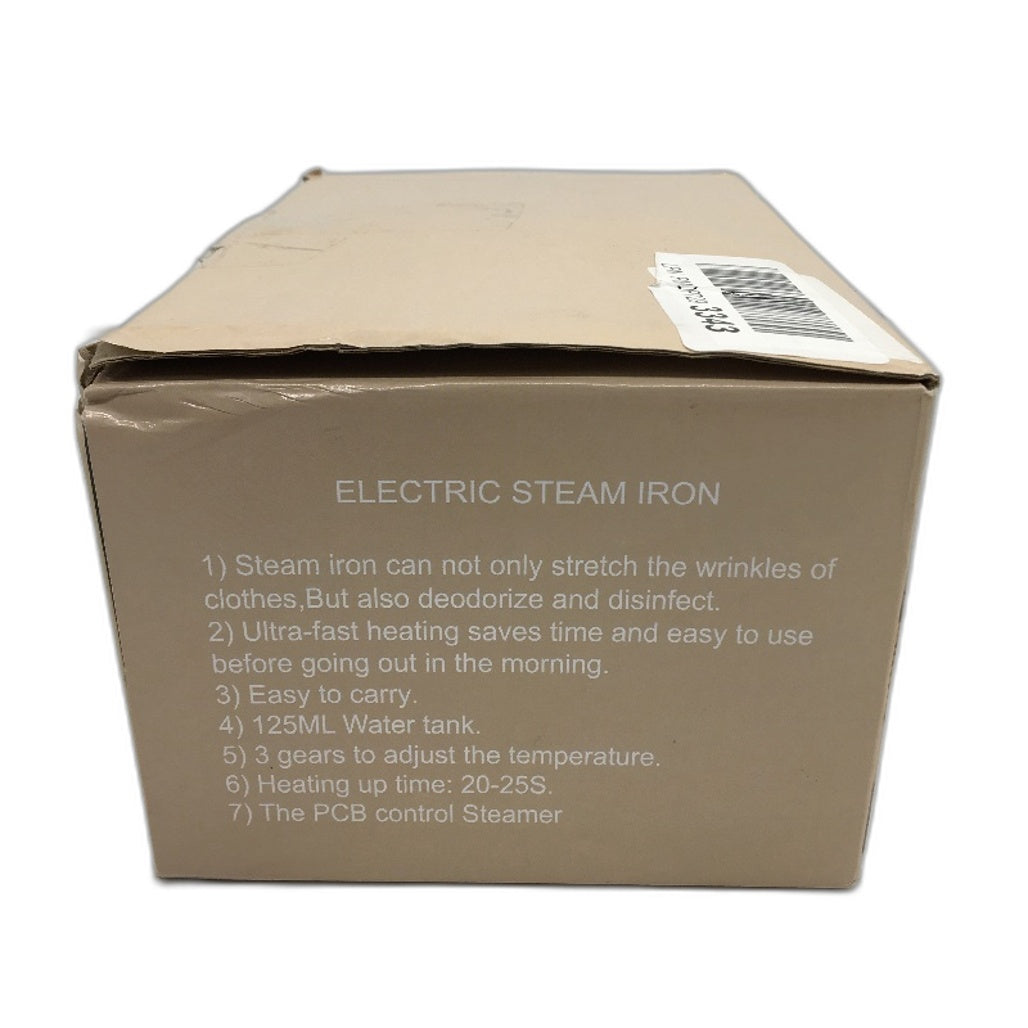 Electric Steam Iron 145C Thermostat Protect Visual Water Tank Design NEW