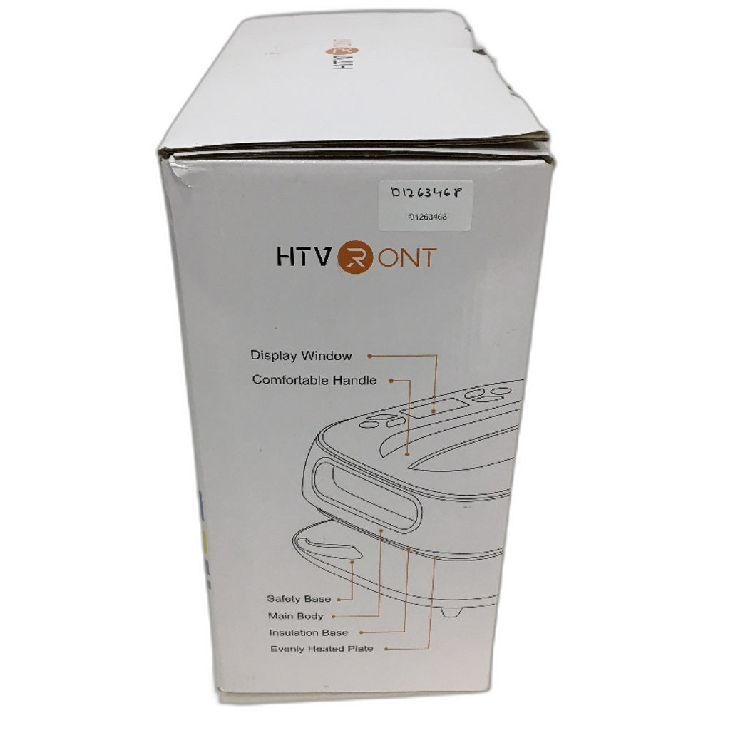 HTVRONT Portable Easy Heat Press Machine Adjustable Time & Temp 10x10 Inch 1200W