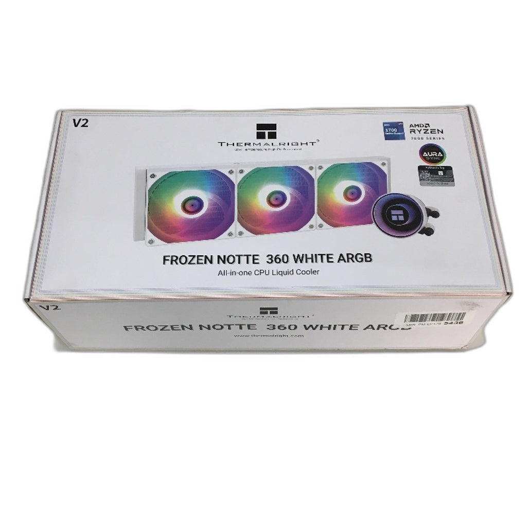 Thermalright Frozen Notte 360 White ARGB  All In One Liquid Cooler NEW