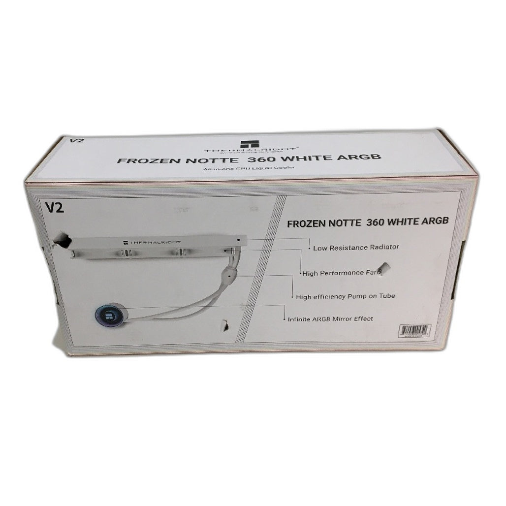 Thermalright Frozen Notte 360 White ARGB  All In One Liquid Cooler NEW