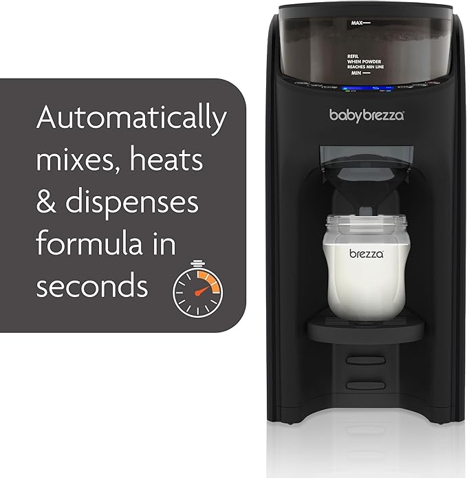 Baby Brezza Bottle Warmer Formula Pro Advanced Instant Formula 3 Temp Black NEW