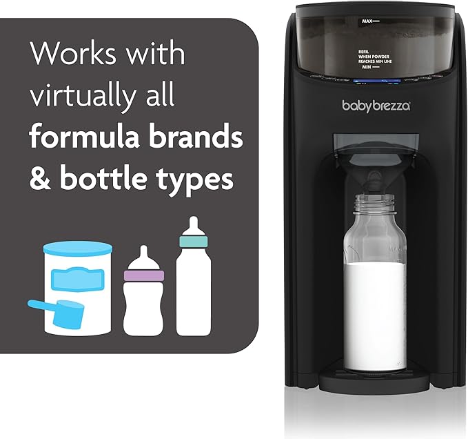 Baby Brezza Bottle Warmer Formula Pro Advanced Instant Formula 3 Temp Black NEW
