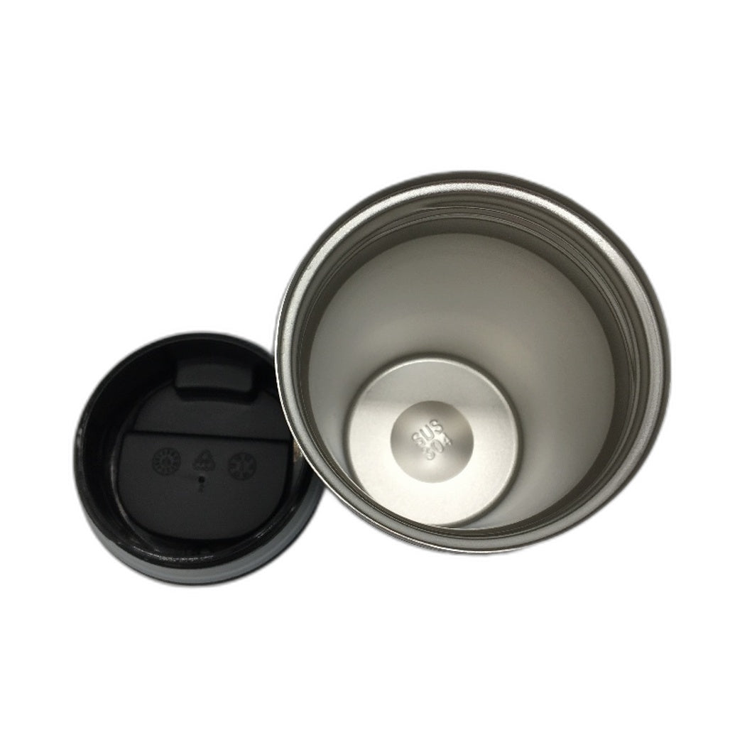 380ml Stainless Steel Vacuum Coffee Mug Lightweight Leak Proof Black NEW