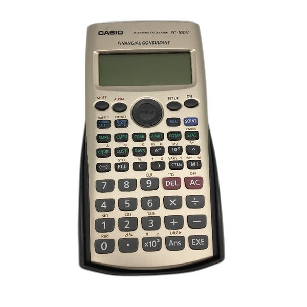 Casio FC100V Financial Consultant Calculator Full Dot 4 Line Display