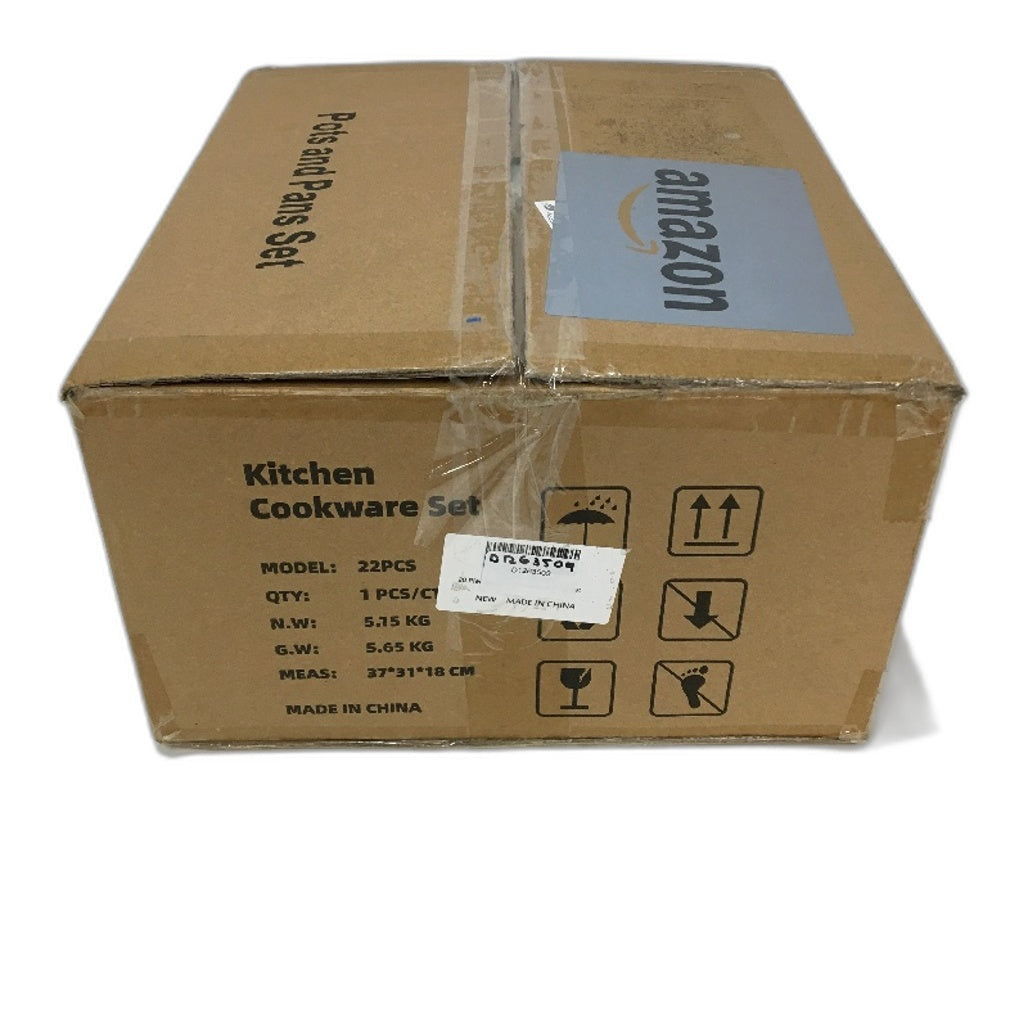 20 Pieces Pots And Pans Detachable Cookware Set Safe Nonstick Cookware NEW