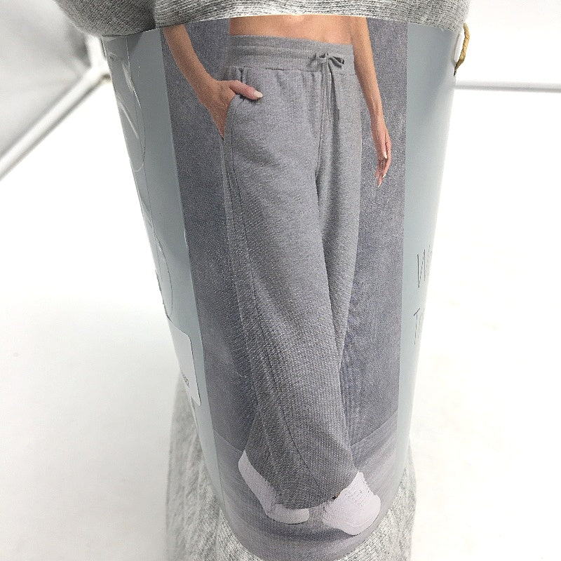 Crane Performance Mid Grey Straight Leg Cotton Blend Track Pants Ladies M NEW