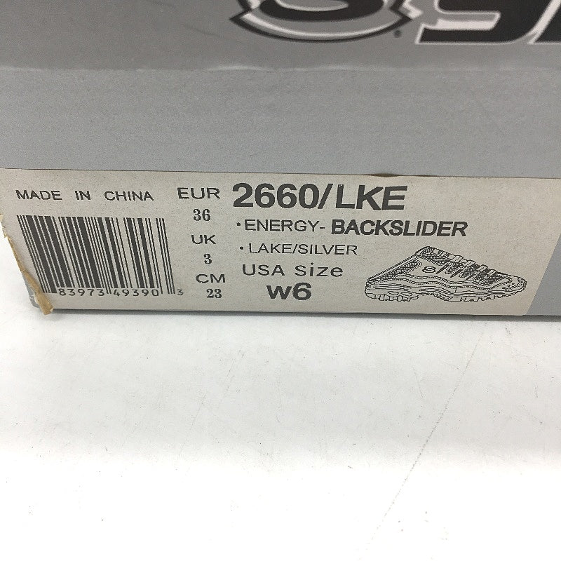 Skechers Sport Lake Silver Backslider Sneakers Ladies Size EUR 36 US 6 DEMO