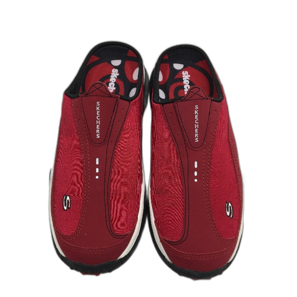 Skechers Sport Red Noogies Heckler Slider Sneakers Ladies Size EUR 38 US 8 DEMO