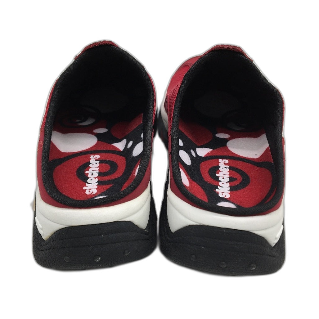 Skechers Sport Red Noogies Heckler Slider Sneakers Ladies Size EUR 38 US 8 DEMO