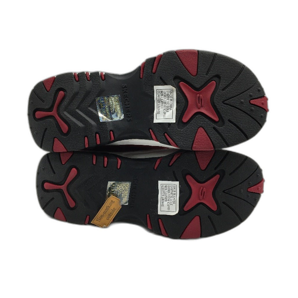 Skechers Sport Red Noogies Heckler Slider Sneakers Ladies Size EUR 38 US 8 DEMO