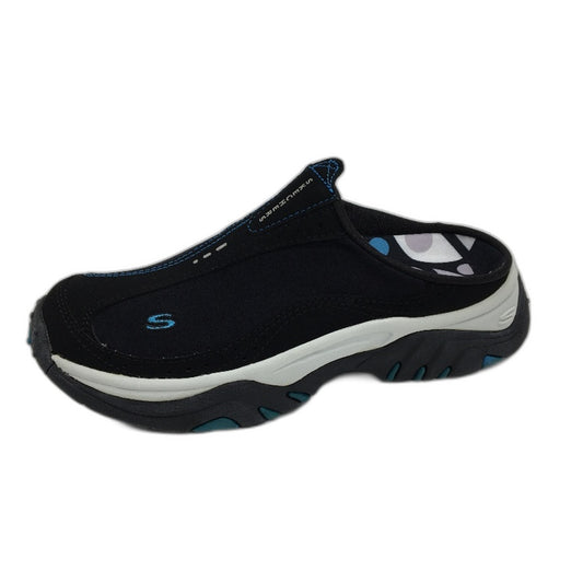 Skechers Sport Black Noogies Heckler Slider Sneakers Ladies Sze EUR 38 US 8 DEMO